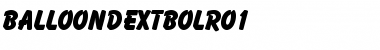 Download BalloonDExtBolRo1 Font Download BalloonDExtBolRo1 Font