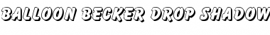 Download Balloon Becker Drop Shadow Font Download Balloon Becker Drop Shadow Font