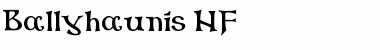 Download Ballyhaunis NF Font Download Ballyhaunis NF Font