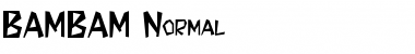 Download BAMBAM Font Download BAMBAM Font