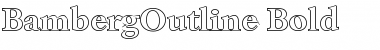 Download BambergOutline Font Download BambergOutline Font