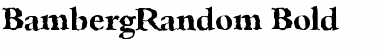 Download BambergRandom Font Download BambergRandom Font