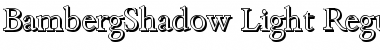 Download BambergShadow-Light Font Download BambergShadow-Light Font
