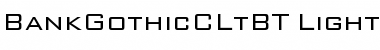 Download BankGothicCLtBT Light Font Download BankGothicCLtBT Light Font