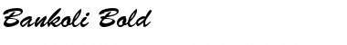Download Bankoli Font Download Bankoli Font