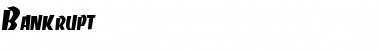 Download Bankrupt Font Download Bankrupt Font