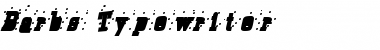 Download Barb's Typewriter Font Download Barb's Typewriter Font