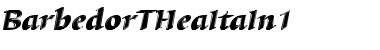 Download BarbedorTHeaItaIn1 Font Download BarbedorTHeaItaIn1 Font