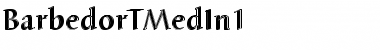 Download BarbedorTMedIn1 Font Download BarbedorTMedIn1 Font