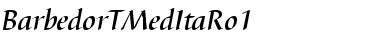 Download BarbedorTMedItaRo1 Font Download BarbedorTMedItaRo1 Font