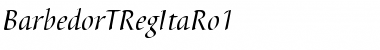 Download BarbedorTRegItaRo1 Font Download BarbedorTRegItaRo1 Font