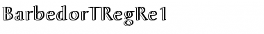 Download BarbedorTRegRe1 Font Download BarbedorTRegRe1 Font