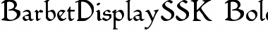 Download BarbetDisplaySSK Font Download BarbetDisplaySSK Font