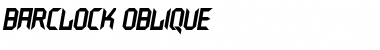 Download BarClock Font Download BarClock Font