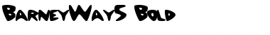 Download BarneyWay5 Font Download BarneyWay5 Font