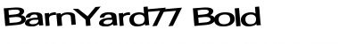 Download BarnYard77 Font Download BarnYard77 Font