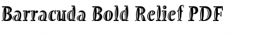 Download Barracuda Bold Relief Font Download Barracuda Bold Relief Font