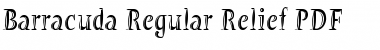 Download Barracuda Regular Relief Font Download Barracuda Regular Relief Font