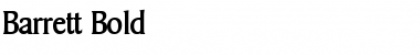 Download Barrett Font Download Barrett Font