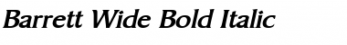 Download Barrett Wide Font Download Barrett Wide Font