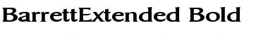 Download BarrettExtended Font Download BarrettExtended Font