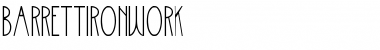Download BarrettIronwork Font Download BarrettIronwork Font