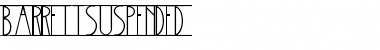 Download BarrettSuspended Font Download BarrettSuspended Font