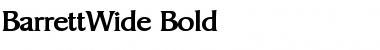 Download BarrettWide Font Download BarrettWide Font