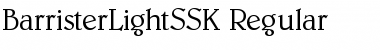 Download BarristerLightSSK Font Download BarristerLightSSK Font