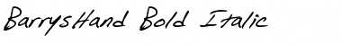 Download BarrysHand Font Download BarrysHand Font