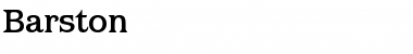 Download Barston Font Download Barston Font
