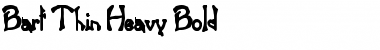 Download Bart Thin Heavy Font Download Bart Thin Heavy Font