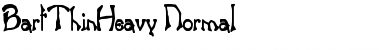 Download BartThinHeavy Font Download BartThinHeavy Font
