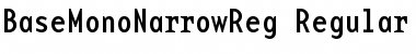Download BaseMonoNarrowReg Font Download BaseMonoNarrowReg Font