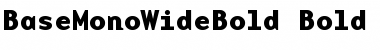 Download BaseMonoWideBold Font Download BaseMonoWideBold Font