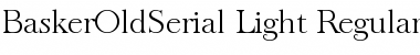 Download BaskerOldSerial-Light Font Download BaskerOldSerial-Light Font