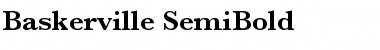 Baskerville SemiBold Font