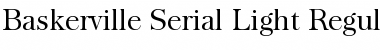Download Baskerville-Serial-Light Font Download Baskerville-Serial-Light Font