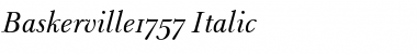 Download Baskerville1757 Font Download Baskerville1757 Font