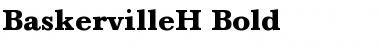 Download BaskervilleH Font Download BaskervilleH Font