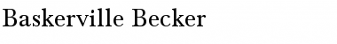 Download Baskerville Becker Font Download Baskerville Becker Font