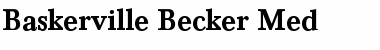 Download Baskerville Becker Med Font Download Baskerville Becker Med Font