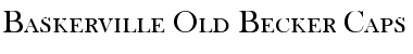 Download Baskerville Old Becker Caps Font Download Baskerville Old Becker Caps Font