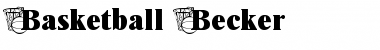 Download Basketball Becker Font Download Basketball Becker Font