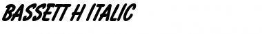 Download Bassett H Font Download Bassett H Font