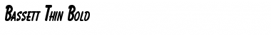 Download Bassett Thin Font Download Bassett Thin Font