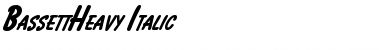 Download BassettHeavy Font Download BassettHeavy Font