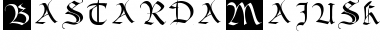 Download BastardaMajuskel1300 Font Download BastardaMajuskel1300 Font