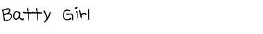 Download Batty Girl Font Download Batty Girl Font