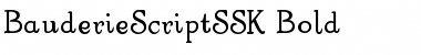 Download BauderieScriptSSK Font Download BauderieScriptSSK Font
